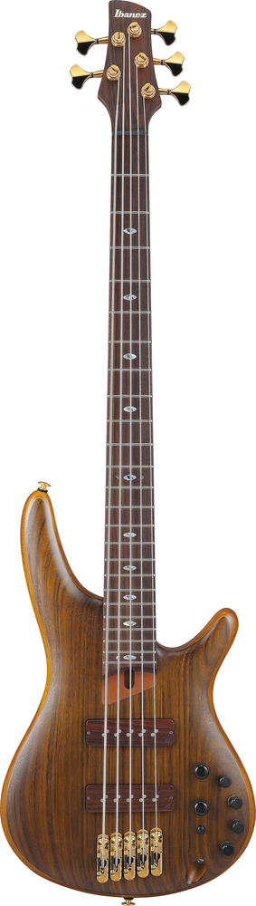 Ibanez SR5505 5 String Electric Bass w/ Case - Mocha Flat
