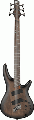 Ibanez SRC6MS 6 String Electric Bass - Black Stained Burst Low Gloss