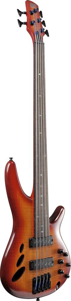 Ibanez SRD905FBTL 5 String Electric Bass Guitar - Brown Topaz Burst Low Gloss