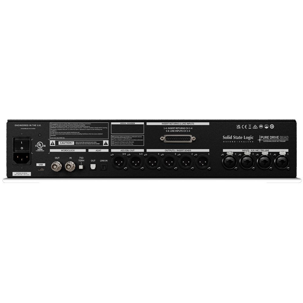 Solid State Logic (SSL) PureDrive Quad Mic Pre
