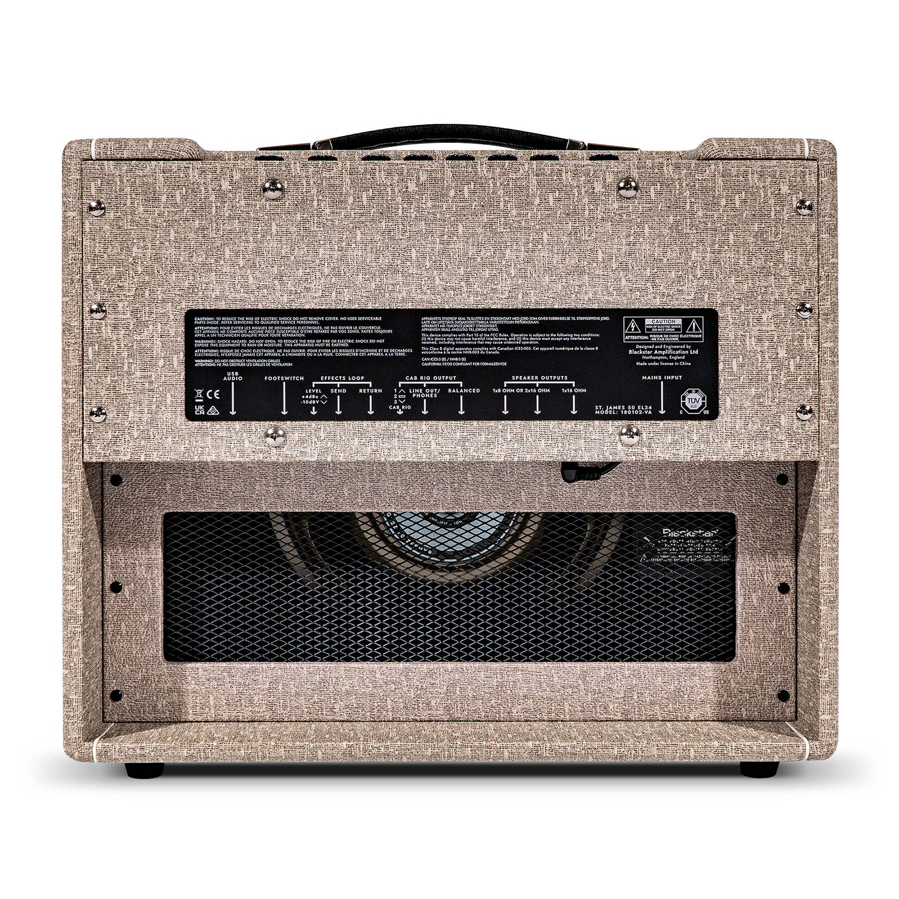 Blackstar St. James EL34 50w 1x12" Guitar Amp Combo - Fawn