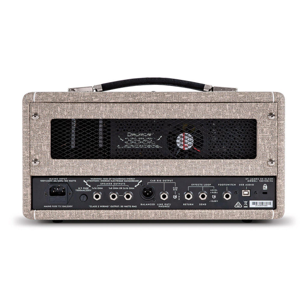 Blackstar St. James EL34 50w Guitar Amp Head - Fawn