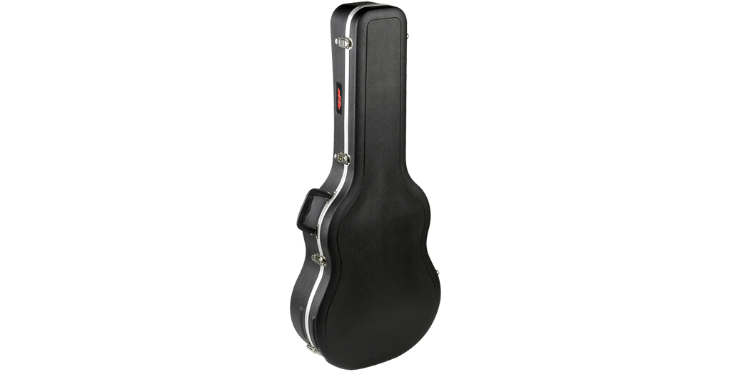 SKB Acoustic Dreadnought Guitar Case - Black (Guitar Not Included)