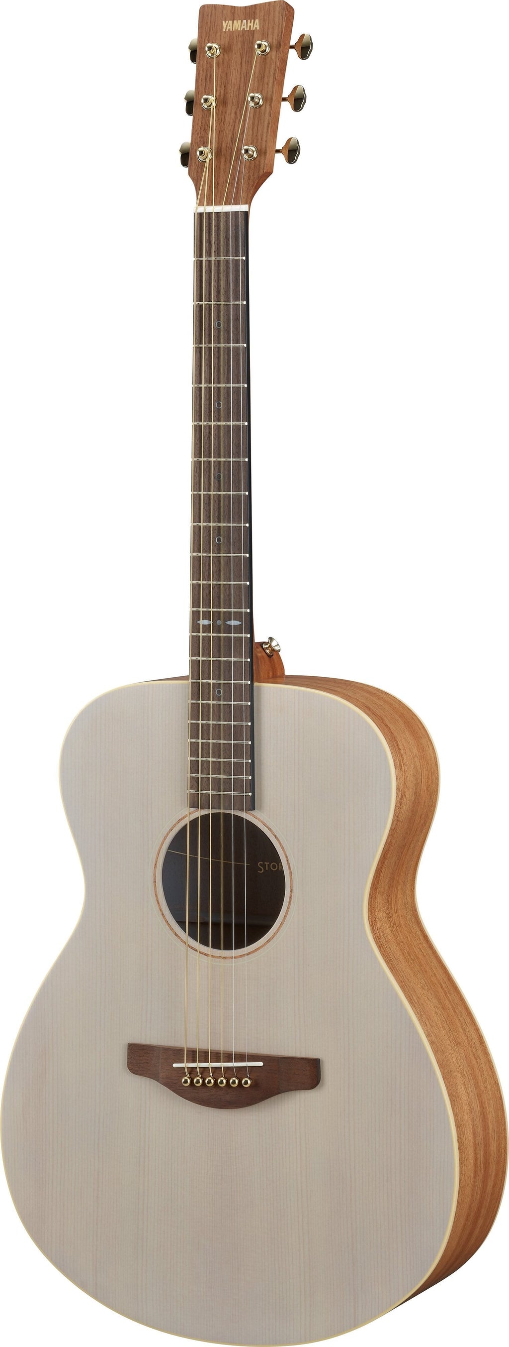 Yamaha Storia-I Concert Acoustic Guitar - Off White/Light Blue Interior