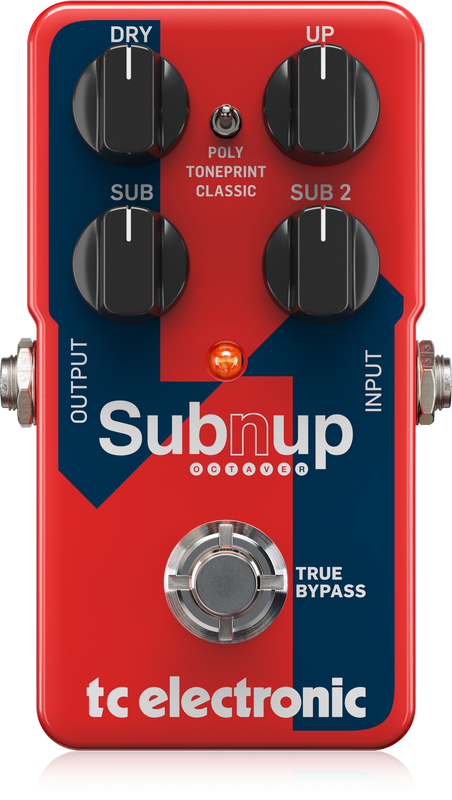 TC Electronic Sub 'N' Up Octaver Pedal w/TonePrint