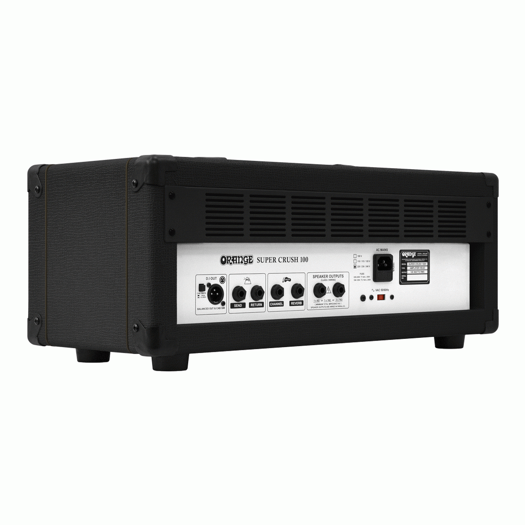Orange Super Crush 100 Guitar Amp Head - Black