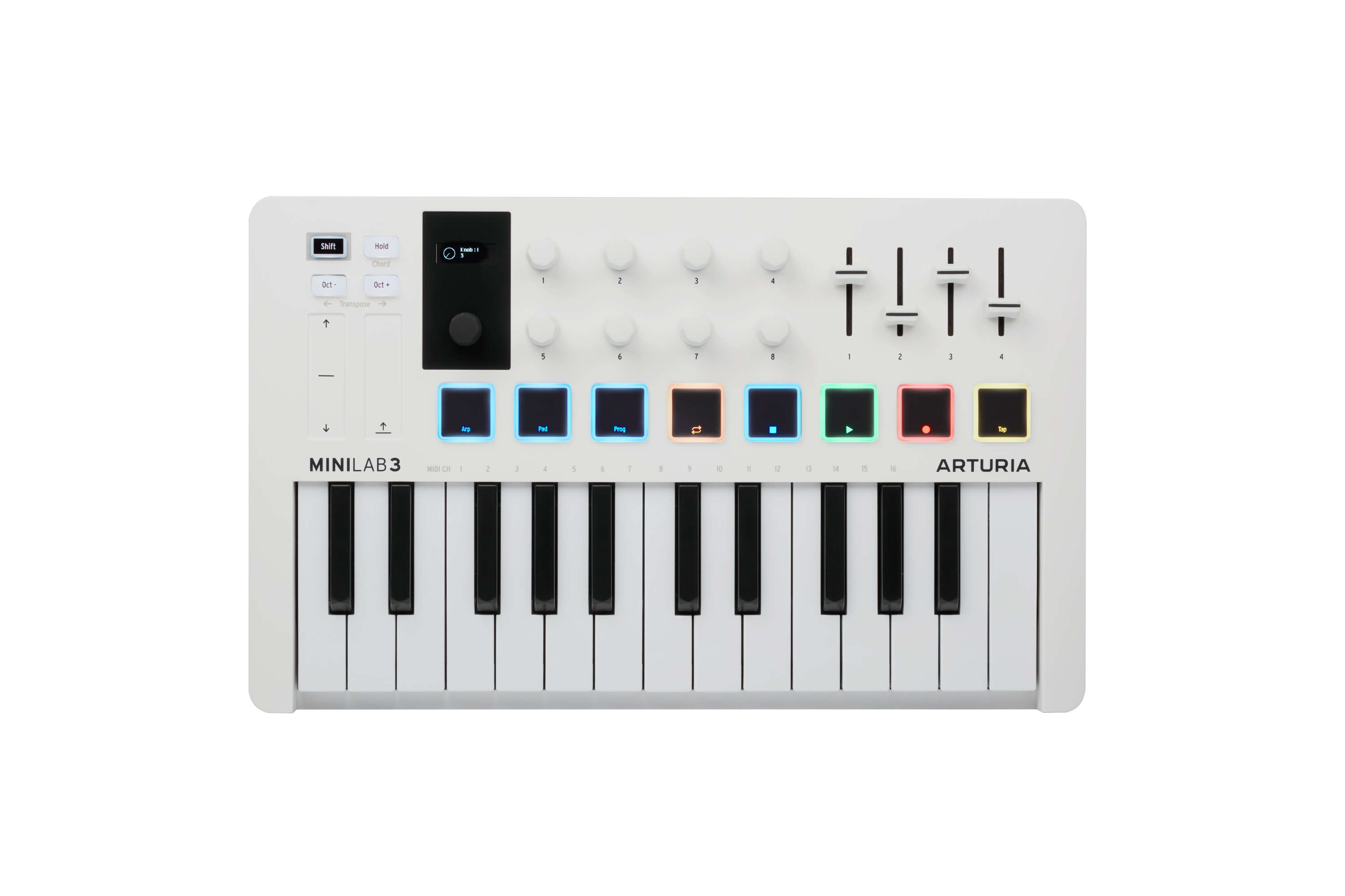 Arturia Minilab MK3 25-Note Controller Keyboard - White