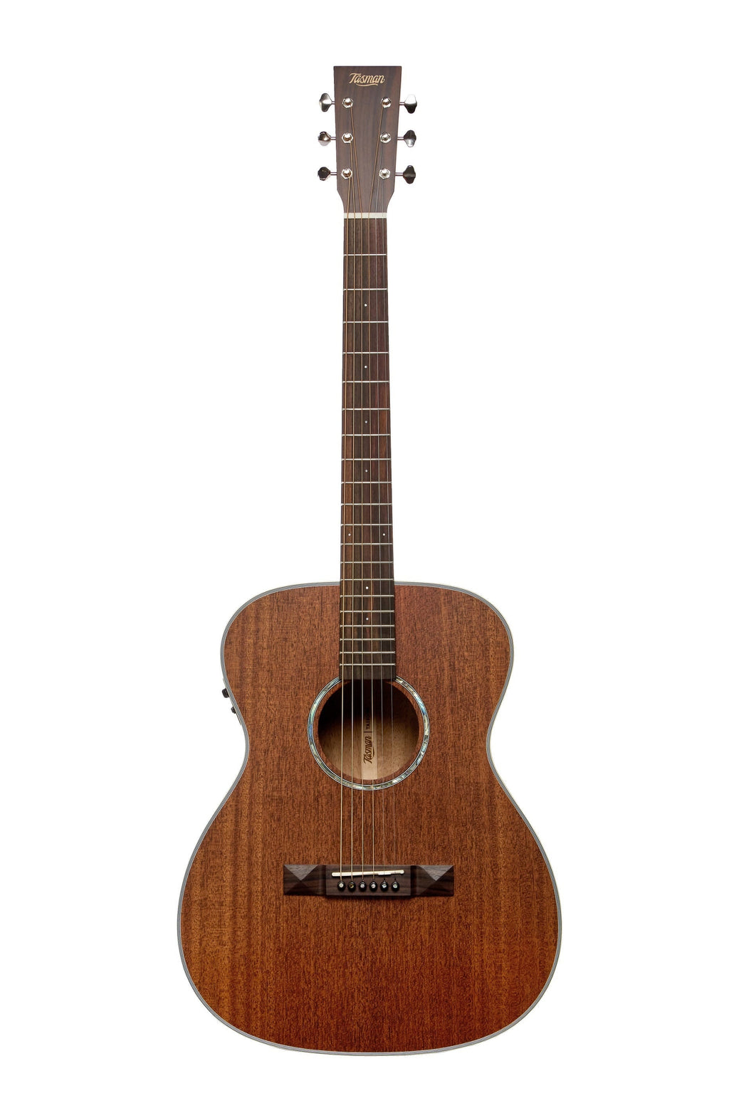 Tasman Seeker TA150O-E OM Acoustic Electric Guitar w/Case