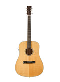 Tasman Admiral TA300-E Dreadnought Acoustic Electric Guitar w/Case