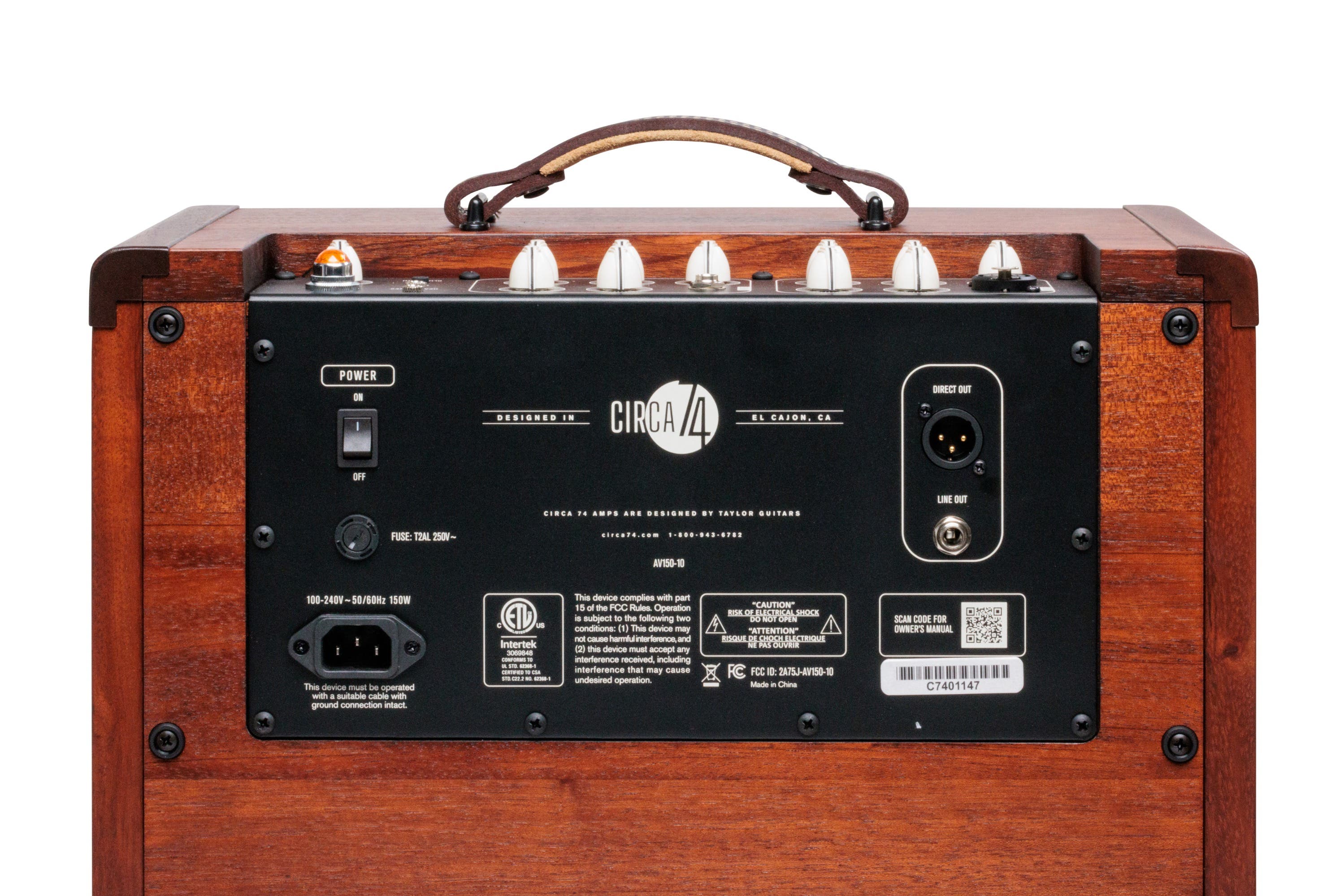 Taylor Circa 74 AV150-10 Acoustic Guitar / Vocal Amplifier - Mahogany