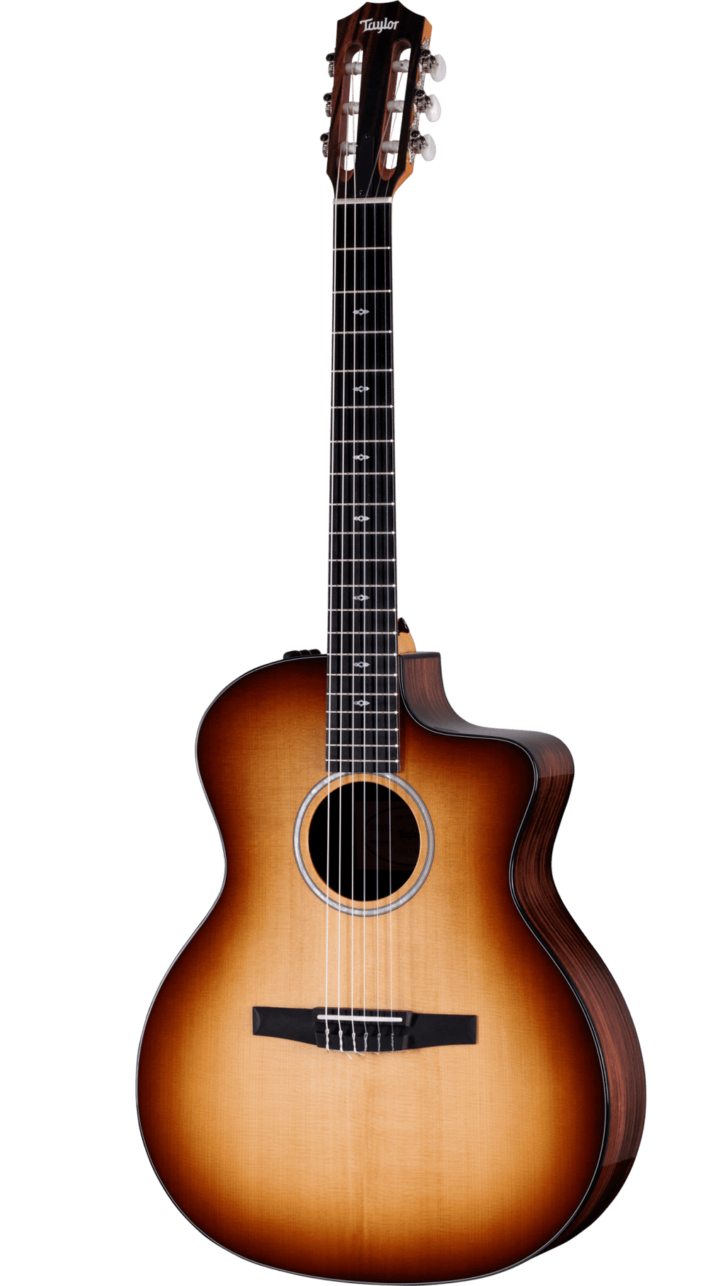 Taylor Sunset Blvd 214ce-N Plus w/Aerocase - Shaded Edgeburst (Rosewood / Spruce)