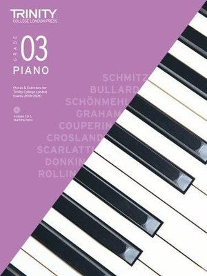 Trinity Piano Exam Pieces 2018-20 Grade 3 Bk/Cd