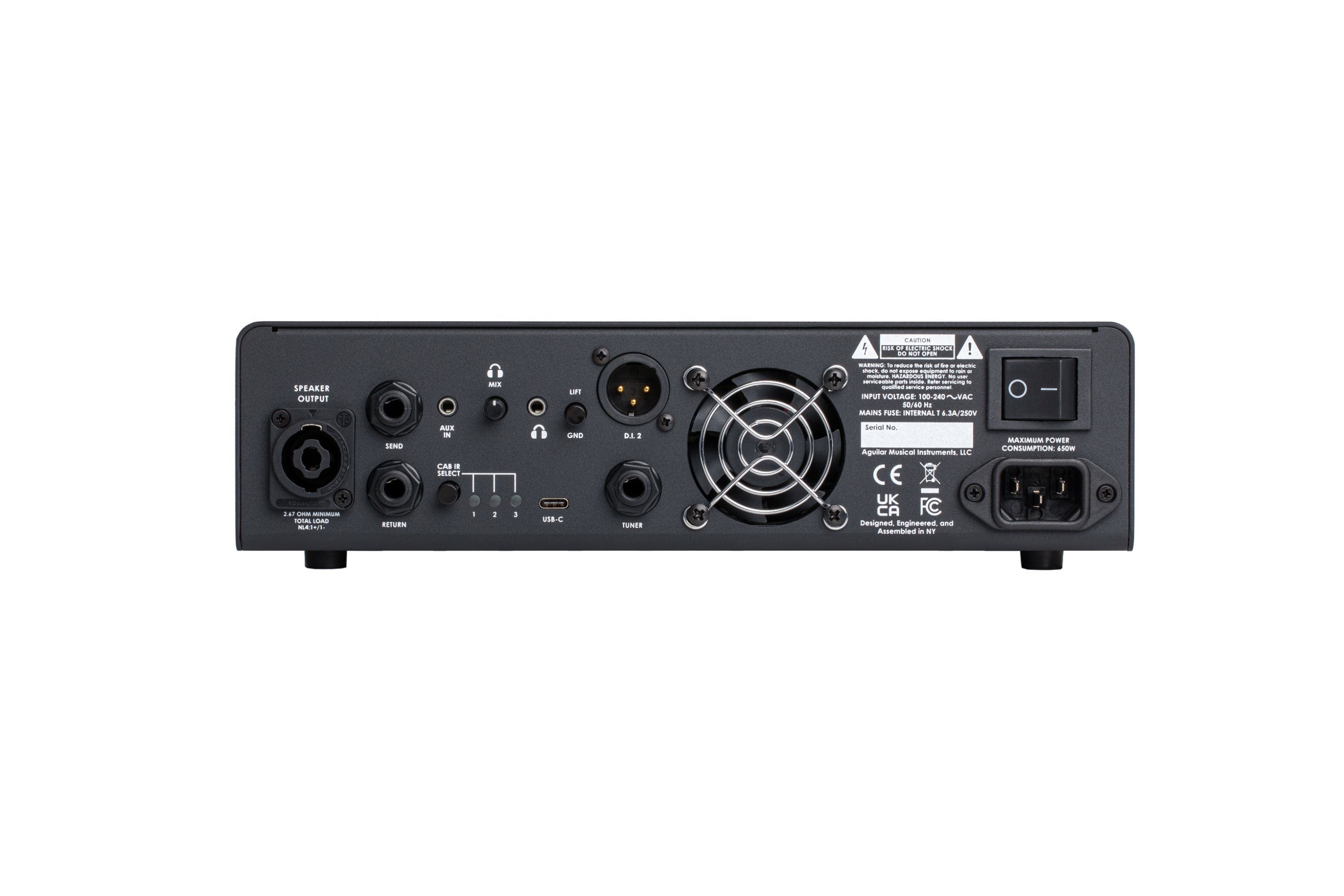 Aguitar TH-500V2 Tone Hammer 500w Bass Head V2