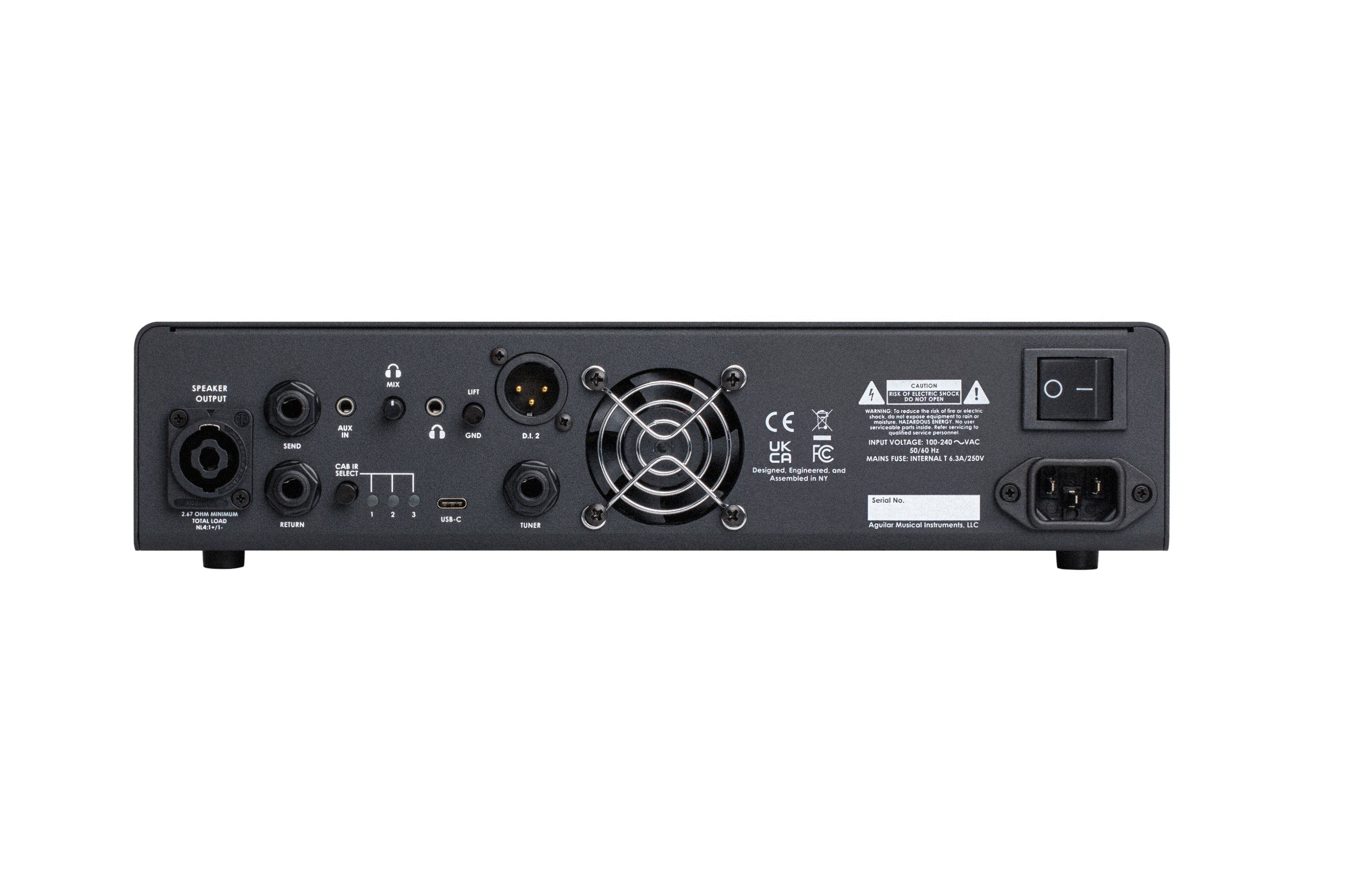 Aguitar TH-700V2 Tone Hammer 700w Bass Head V2