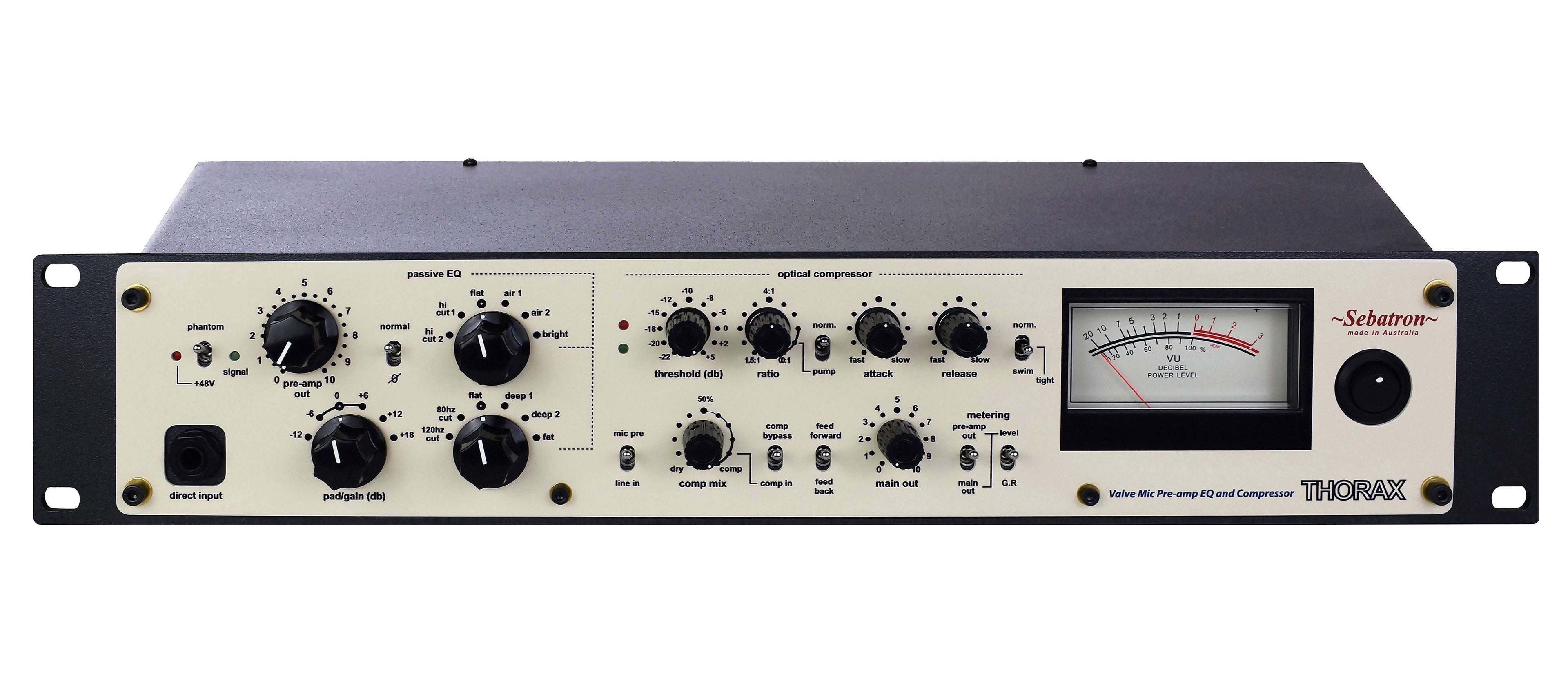Sebatron THORAX Valve Microphone Preamp w/Compressor