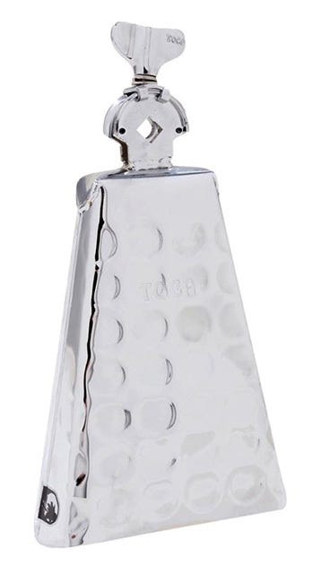 Toca Pro Line Low-Rut Cowbell - Stainless Steel w/Mount