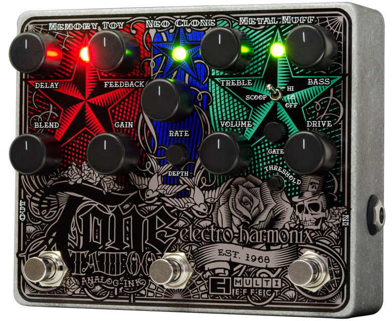 Electro Harmonix Tone Tattoo Multi Effects Pedal
