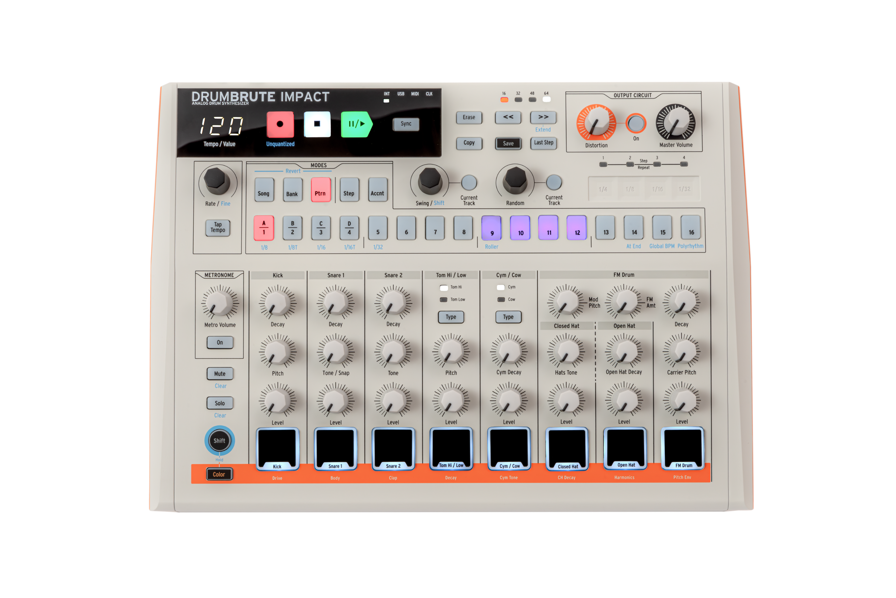 Arturia DrumBrute Impact 1984 Drum Machine - Limited Edition
