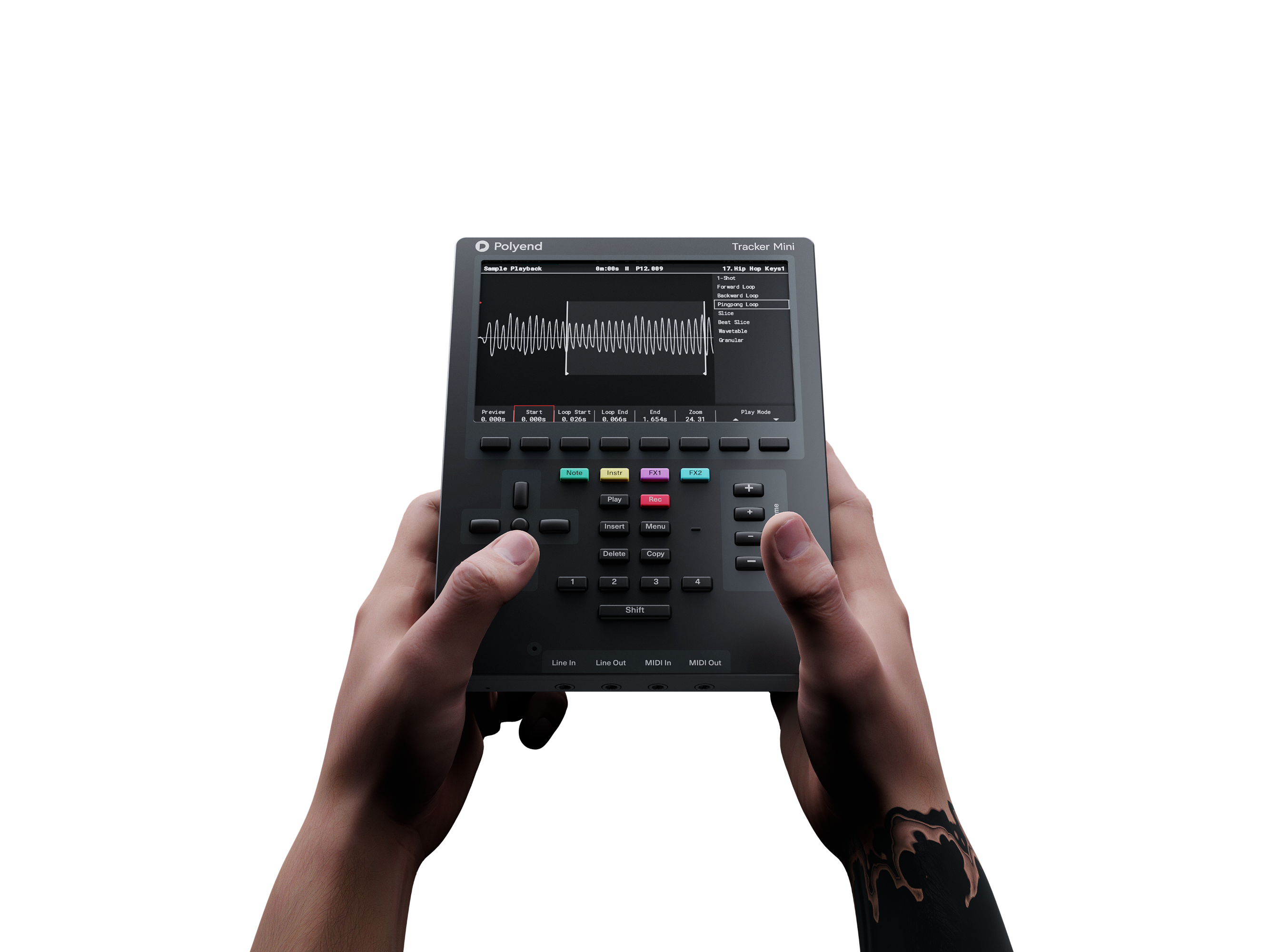 Polyend TRACKER MINI Portable Audio Workstation