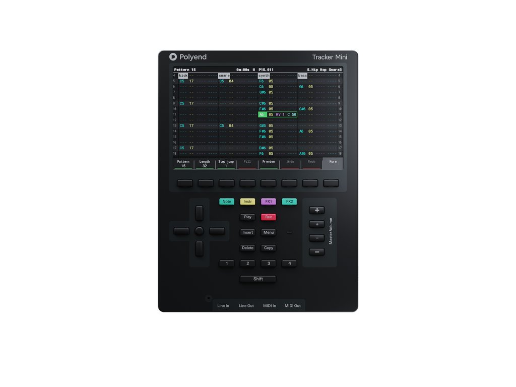 Polyend TRACKER MINI Portable Audio Workstation