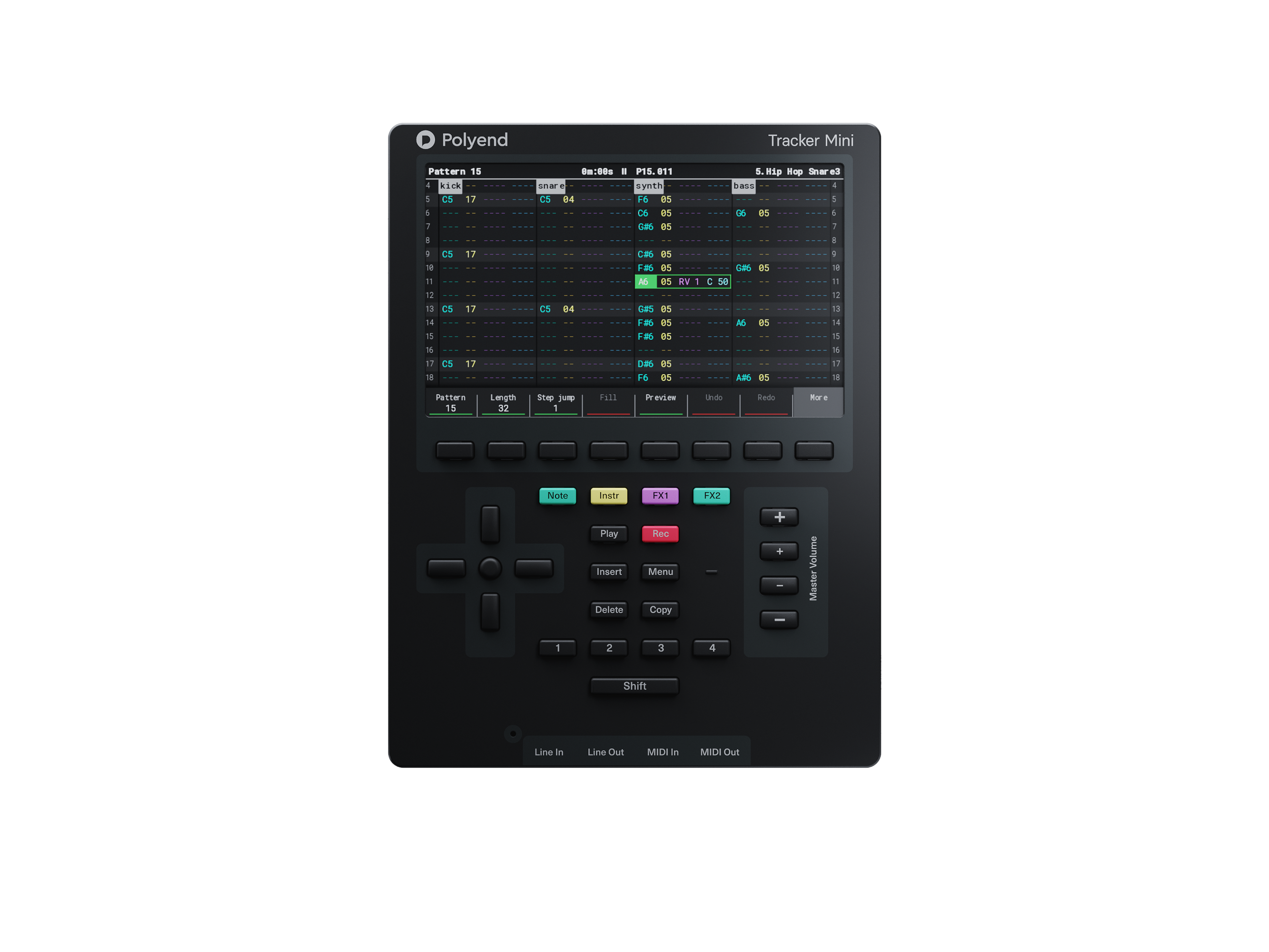 Polyend TRACKER MINI Portable Audio Workstation