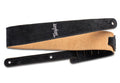 Taylor 2.5" Embroidered Suede Guitar Strap - Black