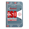 Radial Twin-Iso Passive 2ch Balanced Line Level Isolator