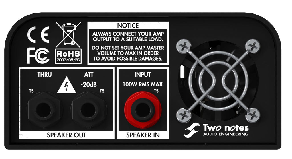 Two Notes Torpedo Captor Compact Loadbox and Amp DI - 16 ohm