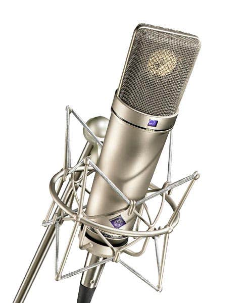 Neumann U87AI Nickel Condenser Microphone - Studio Set (Includes Suspension Mount)