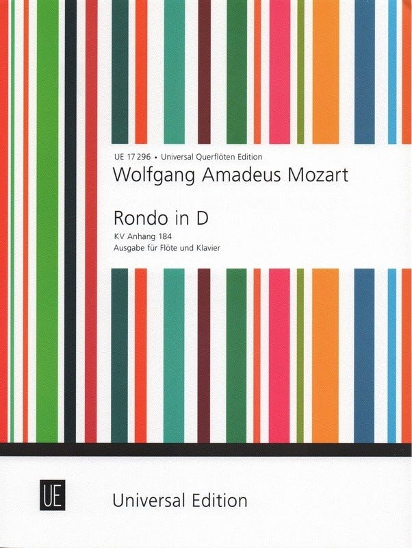 Rondo D K Anh 184 Arr Vester Fl/Pno