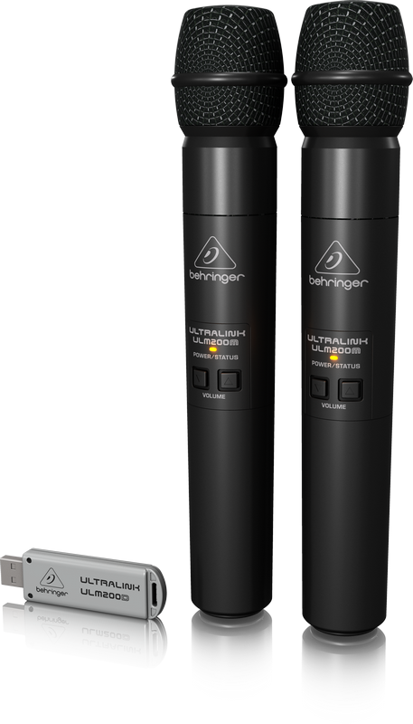 Behringer Ultralink ULM202USB 2.4G Dual Wireless Mic System
