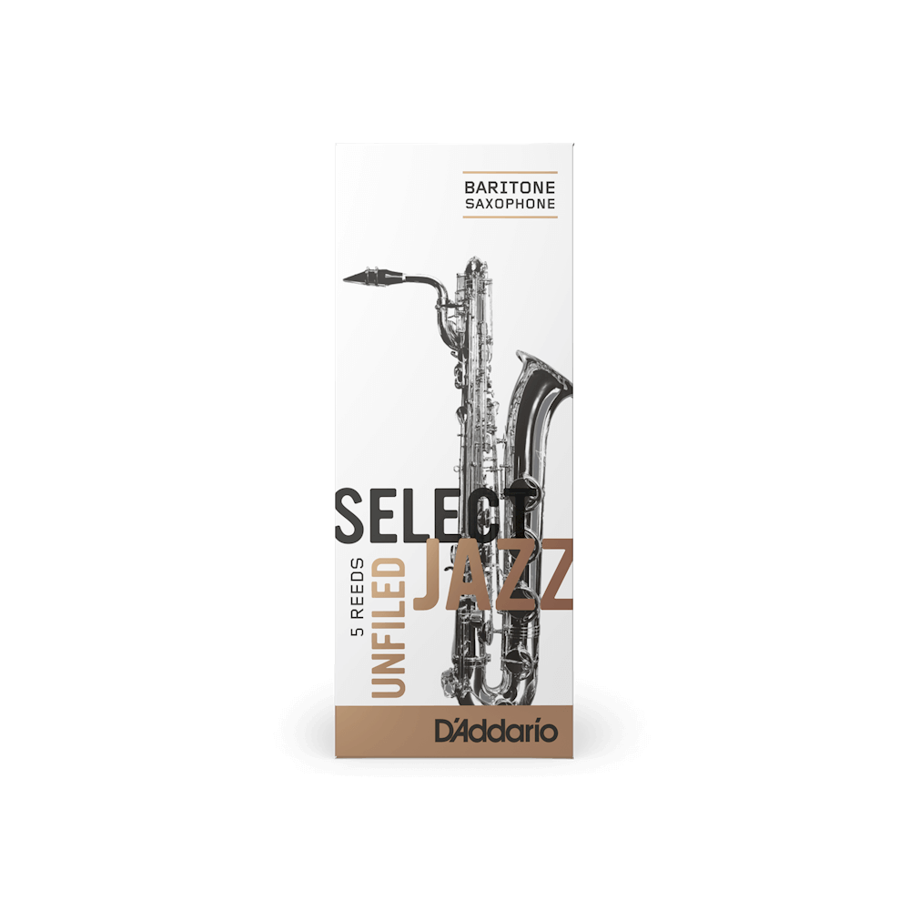 Rico Select Baritone Sax Reed - Unfiled 3H - 5 pack
