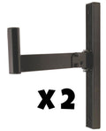 OnStage SS7323B Large Wall Mount Speaker Brackets - Pair