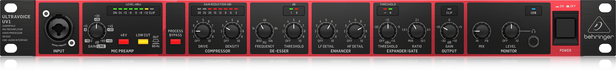 Behringer UV1 Mic Preamp / Vocal Processor / USB Interface