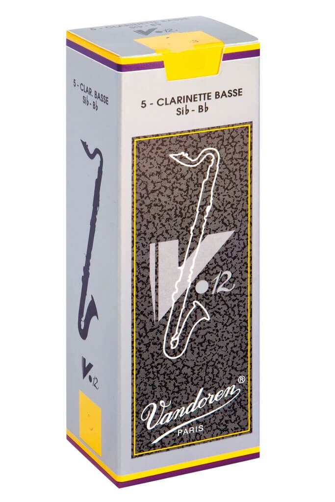 Vandoren V12 Bass Clarinet Reeds - Box of 5 - Size 3.5