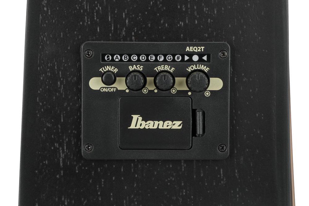 Ibanez VC44CE Acoustic Guitar - Weathered Black Open Pore