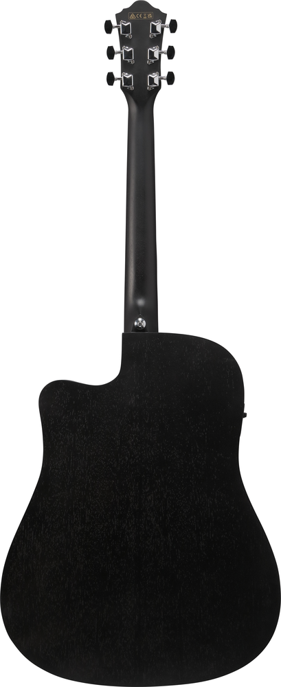 Ibanez VC44CE Acoustic Guitar - Weathered Black Open Pore