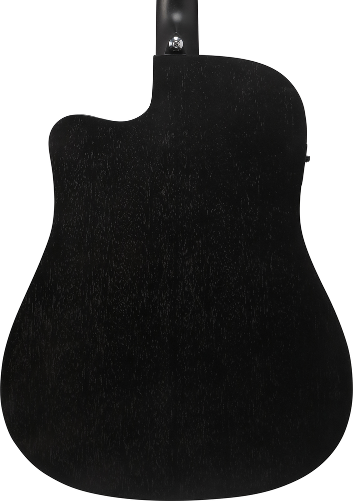 Ibanez VC44CE Acoustic Guitar - Weathered Black Open Pore
