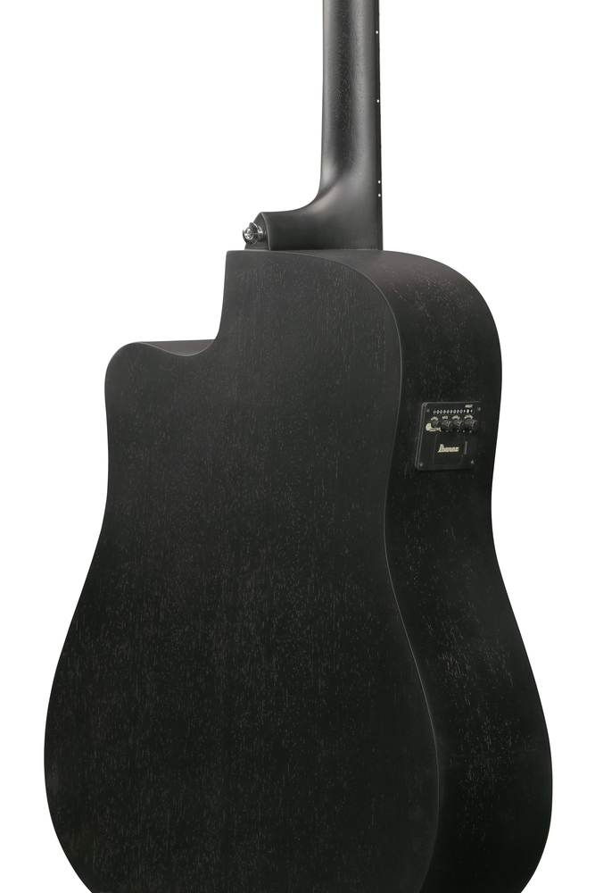 Ibanez VC44CE Acoustic Guitar - Weathered Black Open Pore