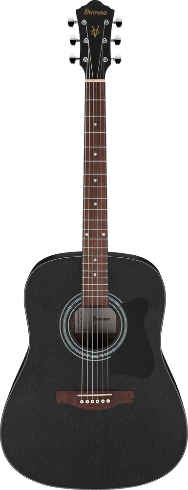Ibanez V54NJP Acoustic Guitar w/ Bag - Weathered Black Open Pore