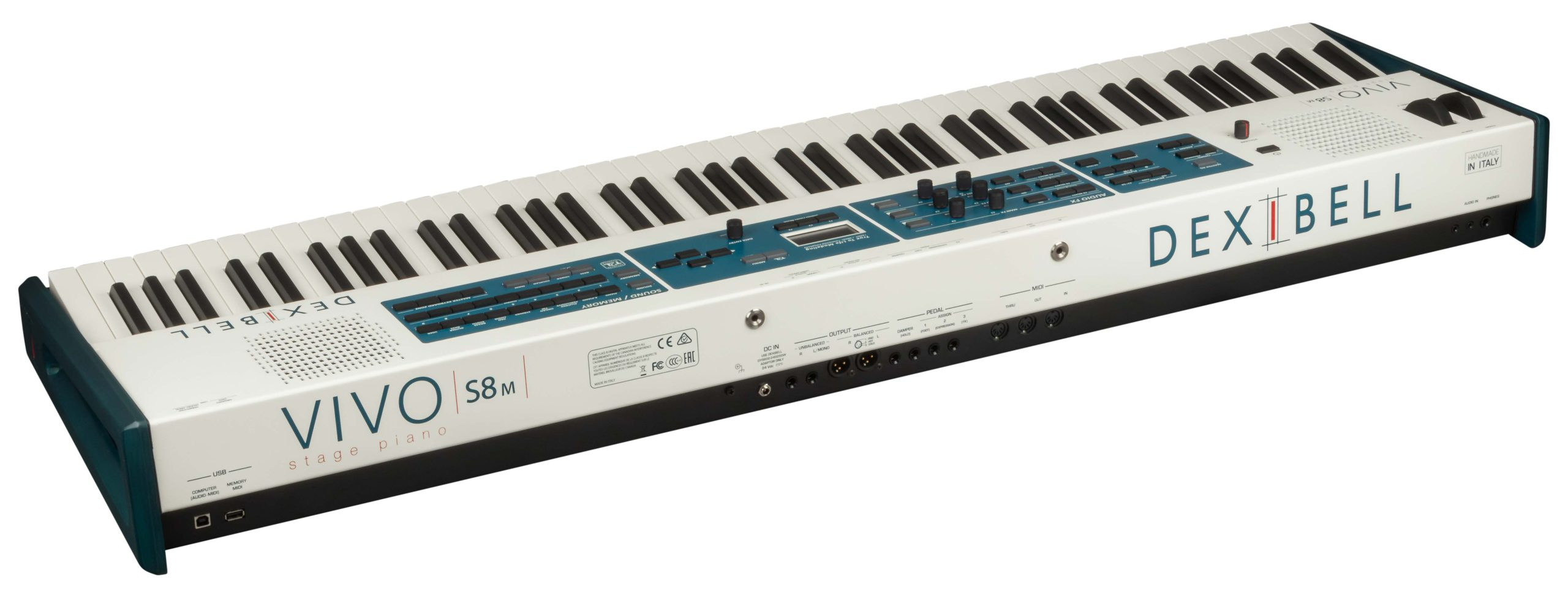 Dexibell Vivo S8M 88-Note Stage Piano w/Hammer Action Keyboard + Onboard Speakers