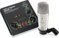 Behringer VOICE STUDIO Recording Package (USB Preamp + Mic)
