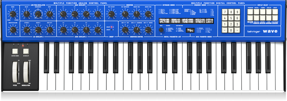 Behringer WAVE 8-voice Multi-Timbral Hybrid Synth
