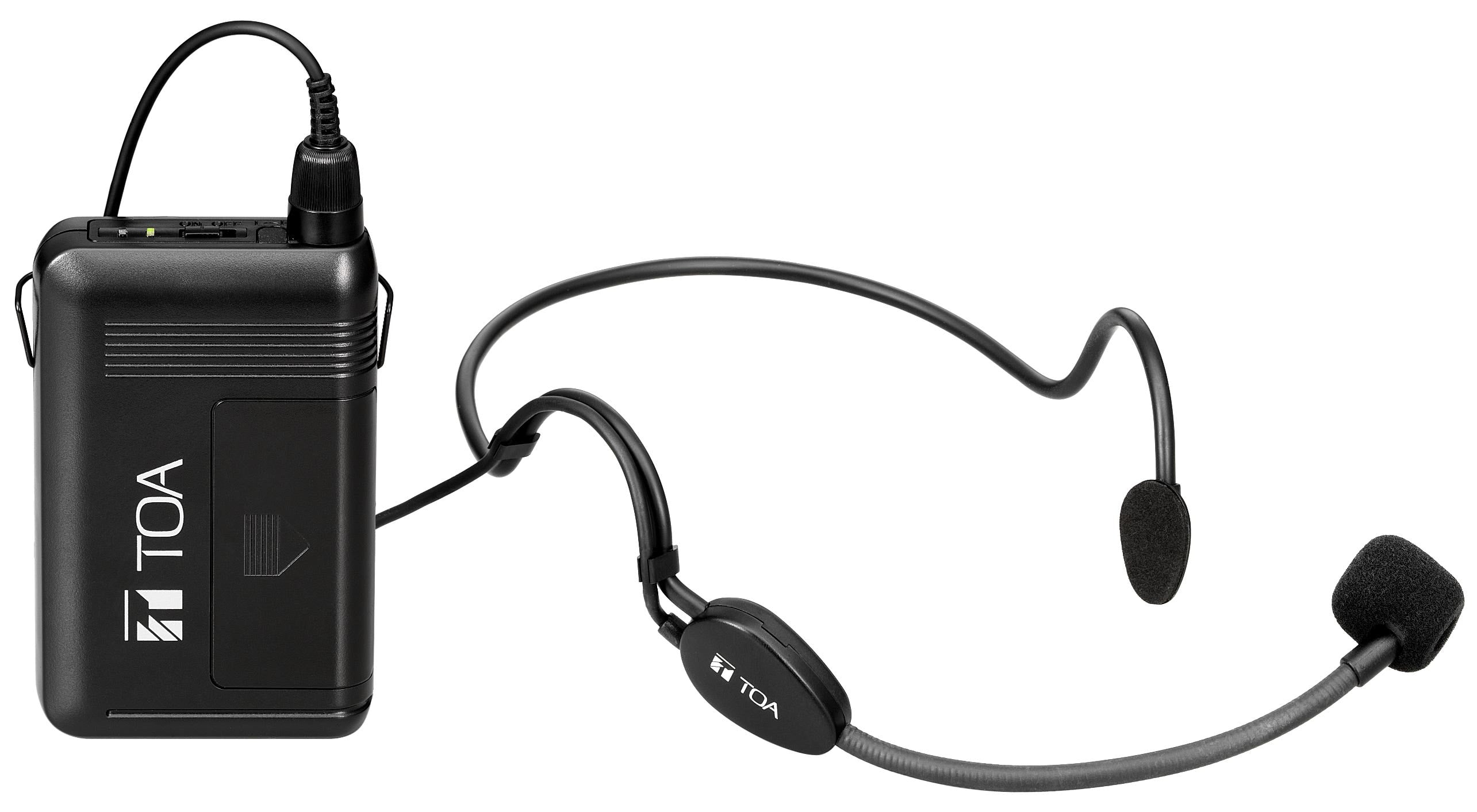 TOA 64 Channel Body Pack WM5325F01AS with WH400H Head Set Microphone