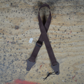 Colonial Leather Ukulele Poly Strap - Brown