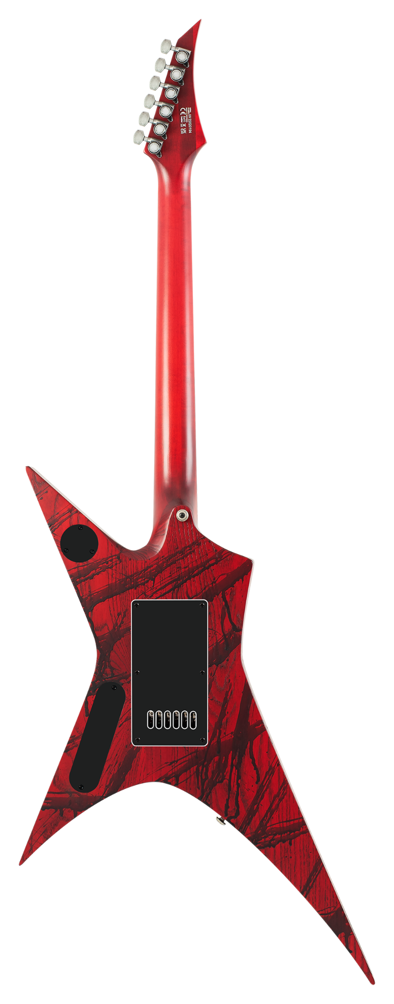 Solar X1.6Canibalismo+ Electric Guitar w/Case - Blood Red Splatter