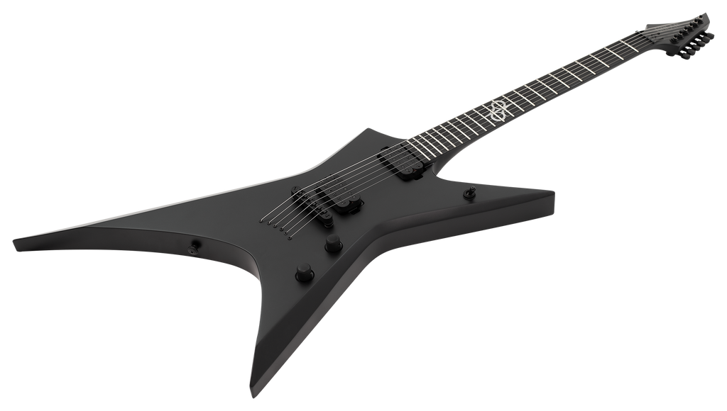 Solar X2.6C Electric Guitar w/Case - Carbon Black