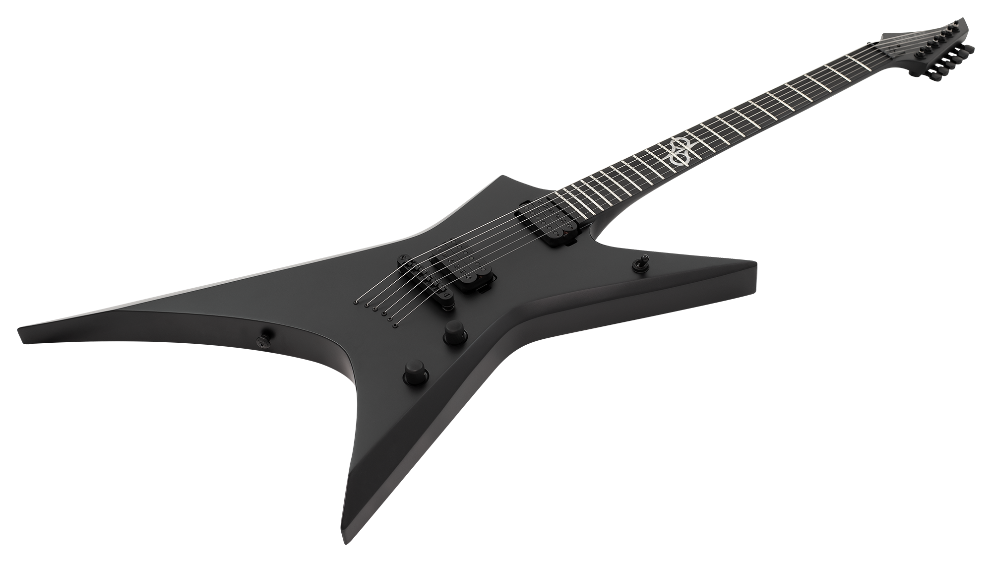 Solar X2.6C Electric Guitar w/Case - Carbon Black