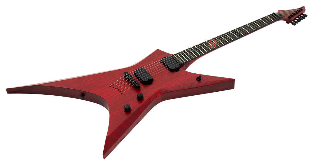 Solar X2.6ROP+ Electric Guitar w/Case - Red Open Pore Matte