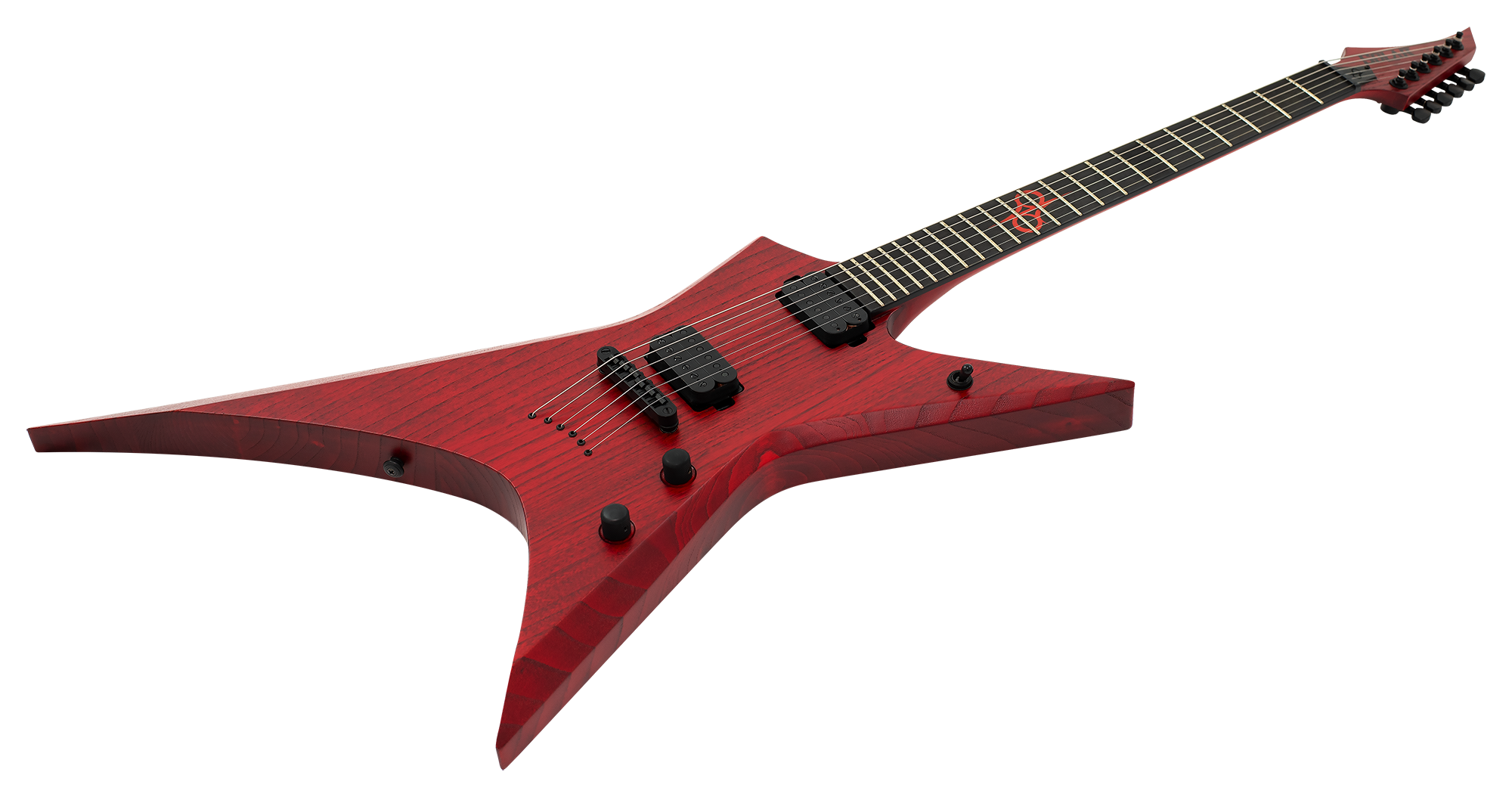 Solar X2.6ROP+ Electric Guitar w/Case - Red Open Pore Matte